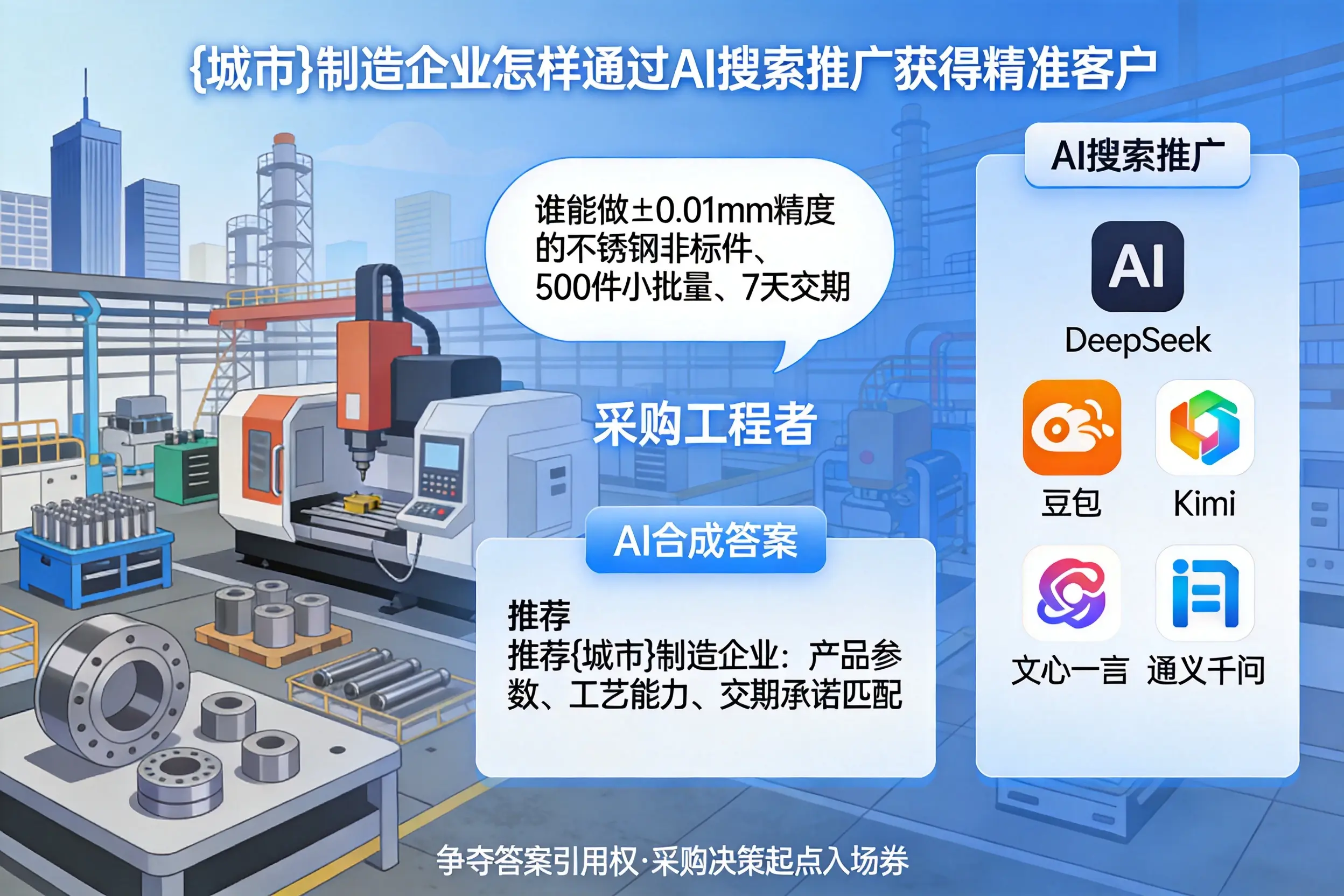 南充制造企业怎样通过AI搜索推广获得精准客户