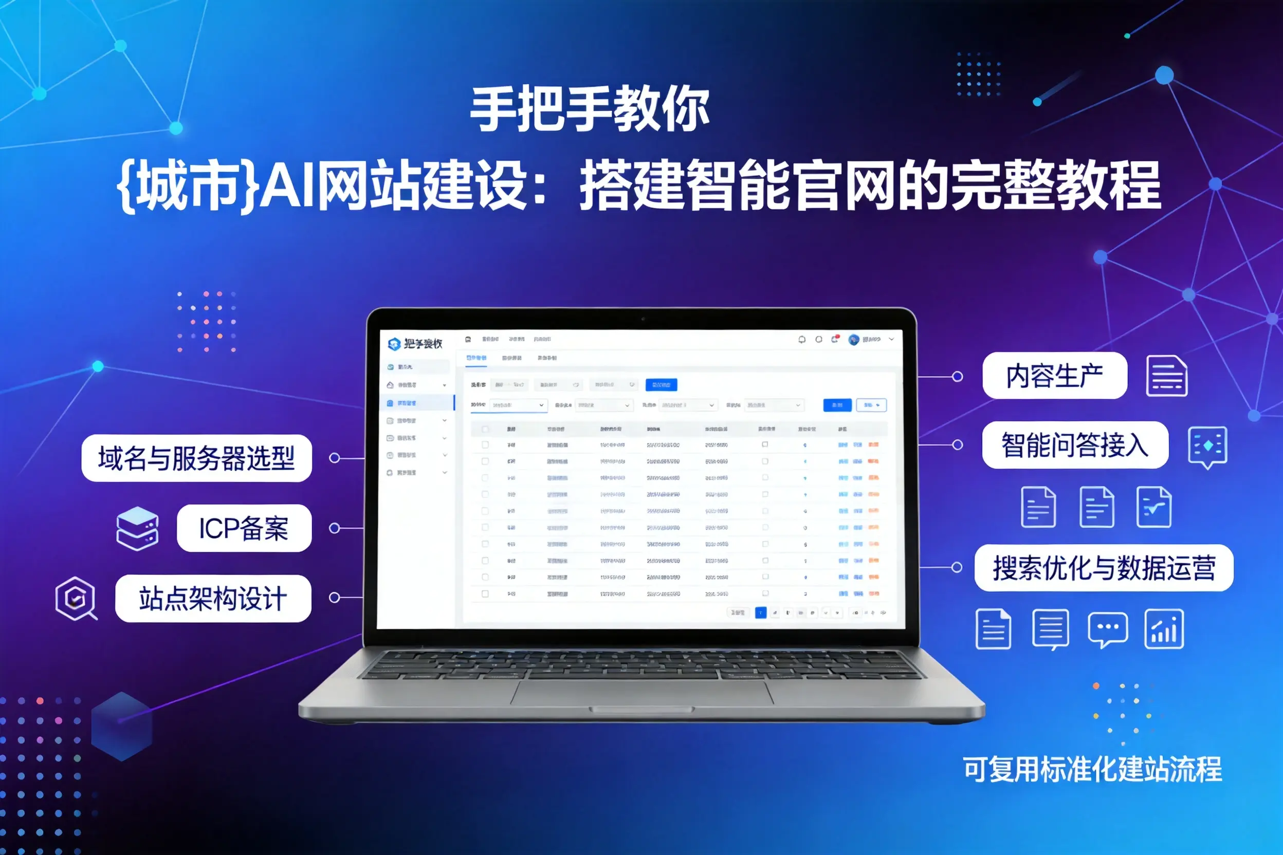 手把手教你南充AI网站建设：搭建智能官网的完整教程