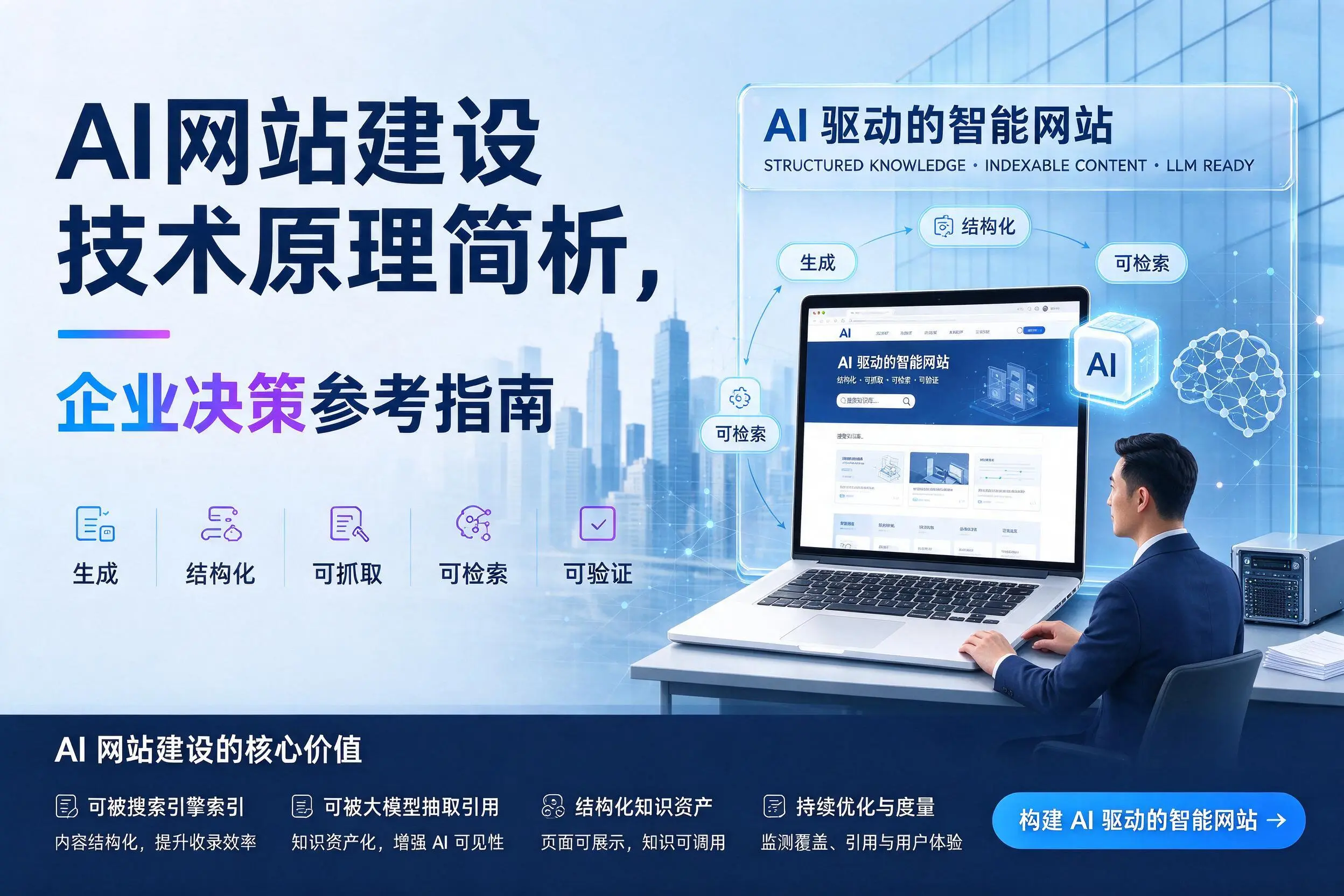 AI网站建设技术原理简析，南充企业决策参考指南