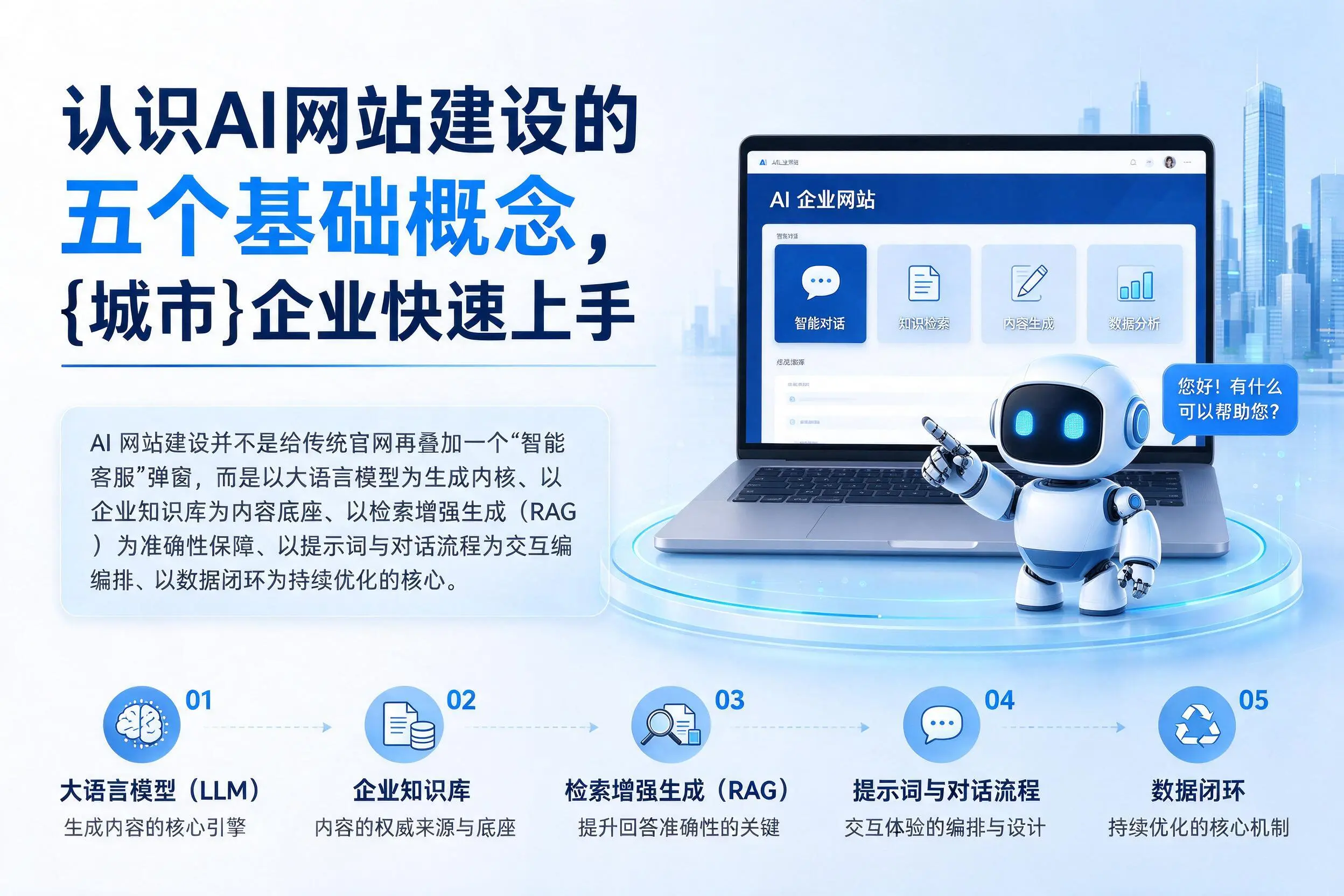 认识AI网站建设的五个基础概念，南充企业快速上手
