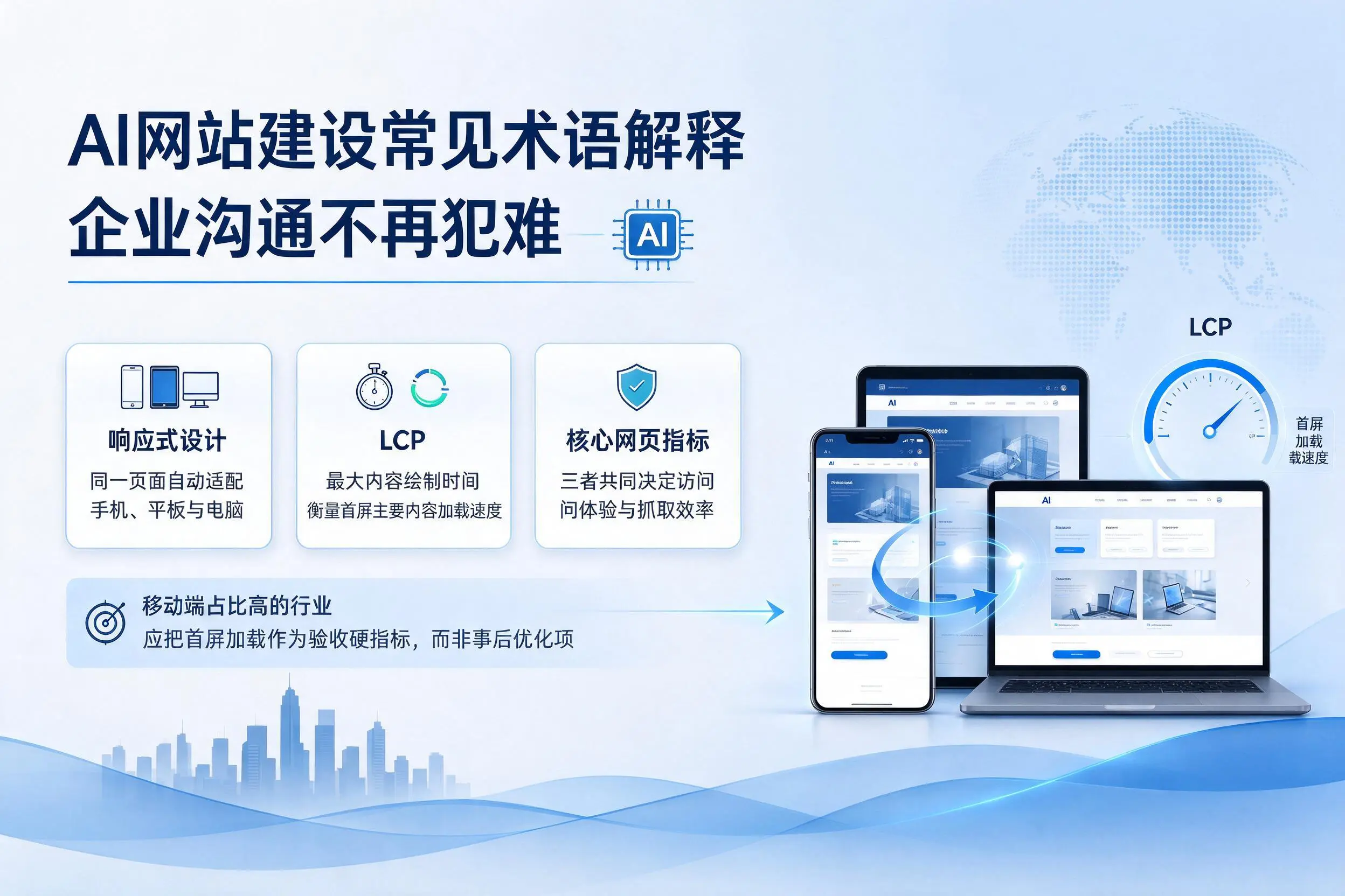 AI网站建设常见术语解释,南充企业沟通不再犯难