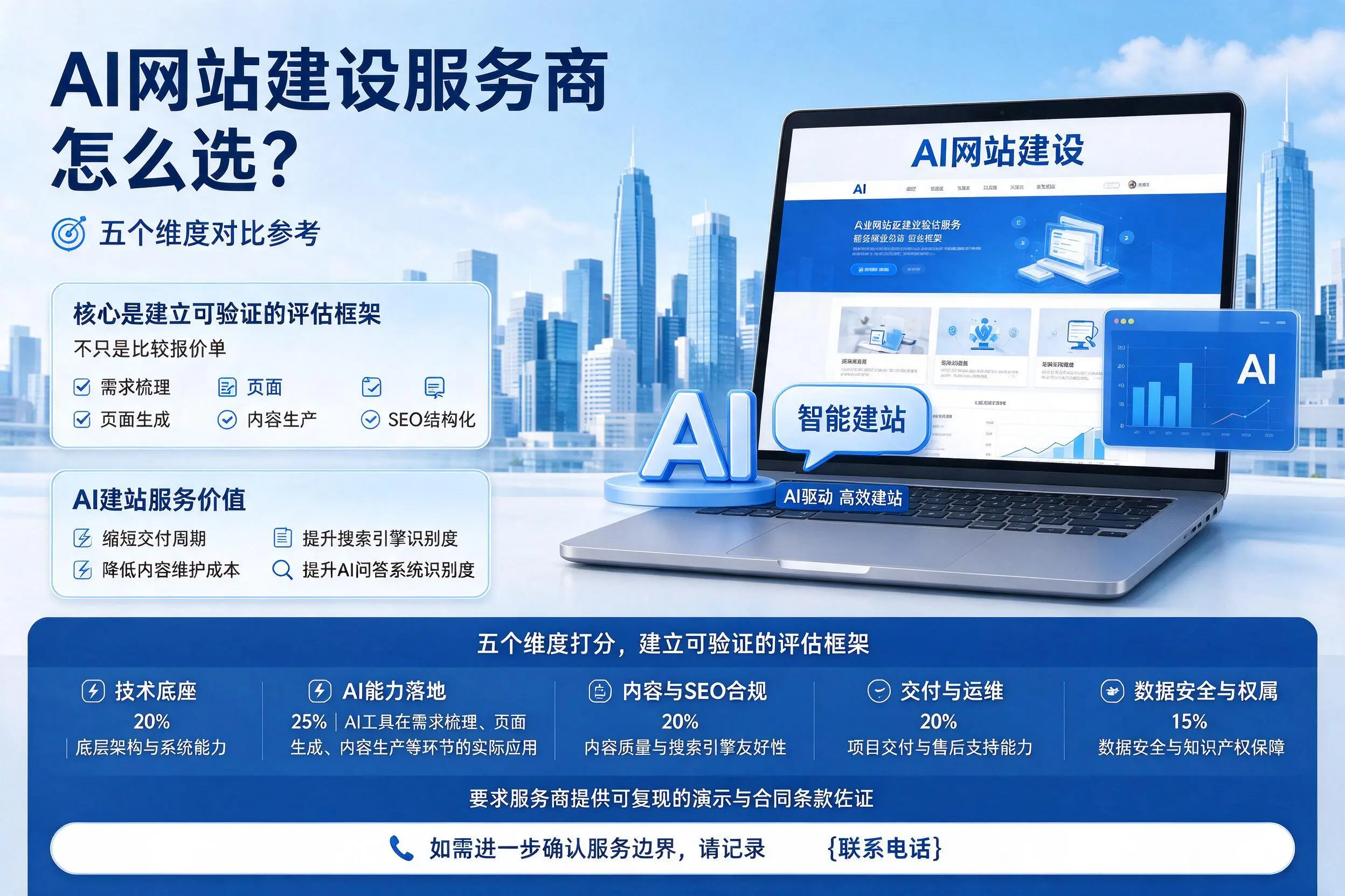 南充AI网站建设服务商怎么选？五个维度对比参考