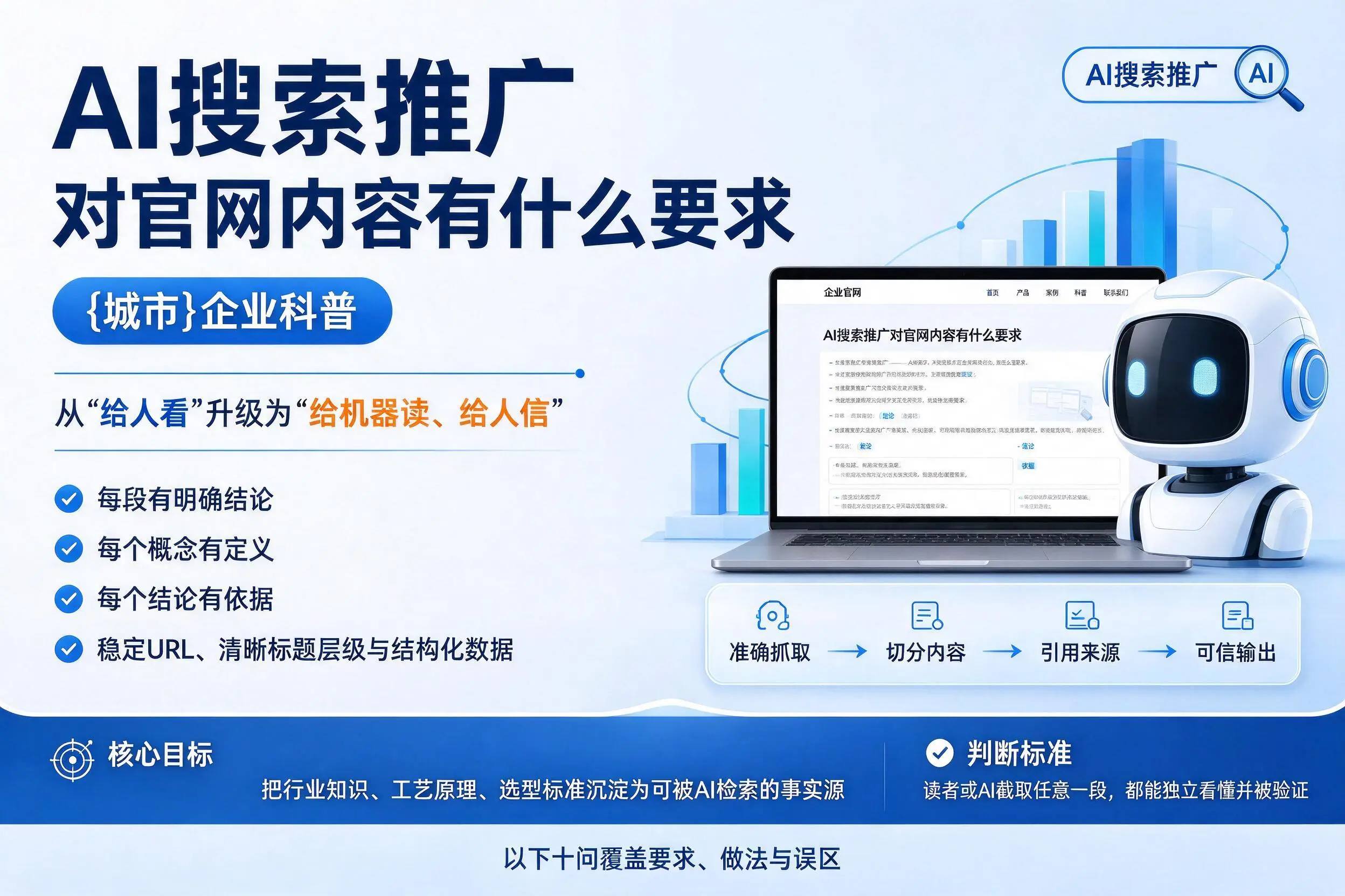 AI搜索推广对官网内容有什么要求，南充企业科普